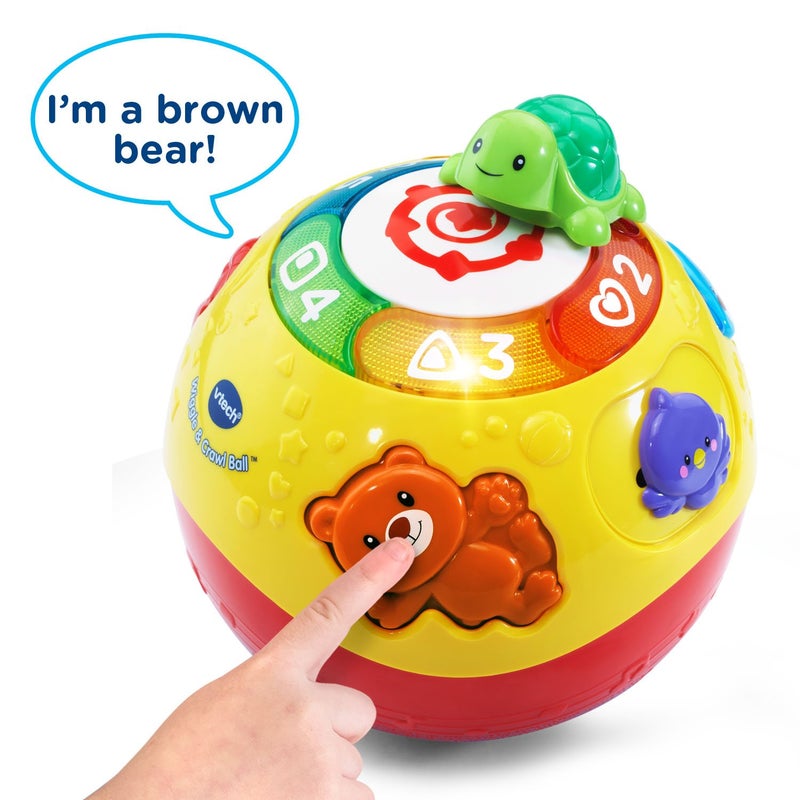 VTech Wiggle and Crawl Ball, Multicolor - Image 4