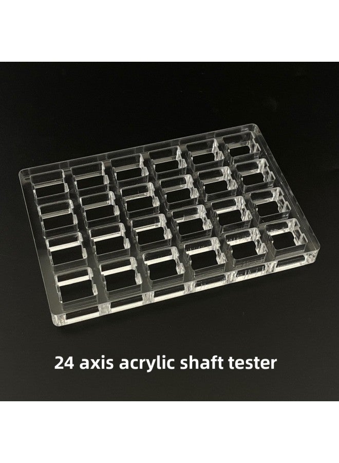 Thickened Transparent Acrylic Axis Tester Frame Cherry Mechanical Keyboard Axis Experience Shelf Customized Base 