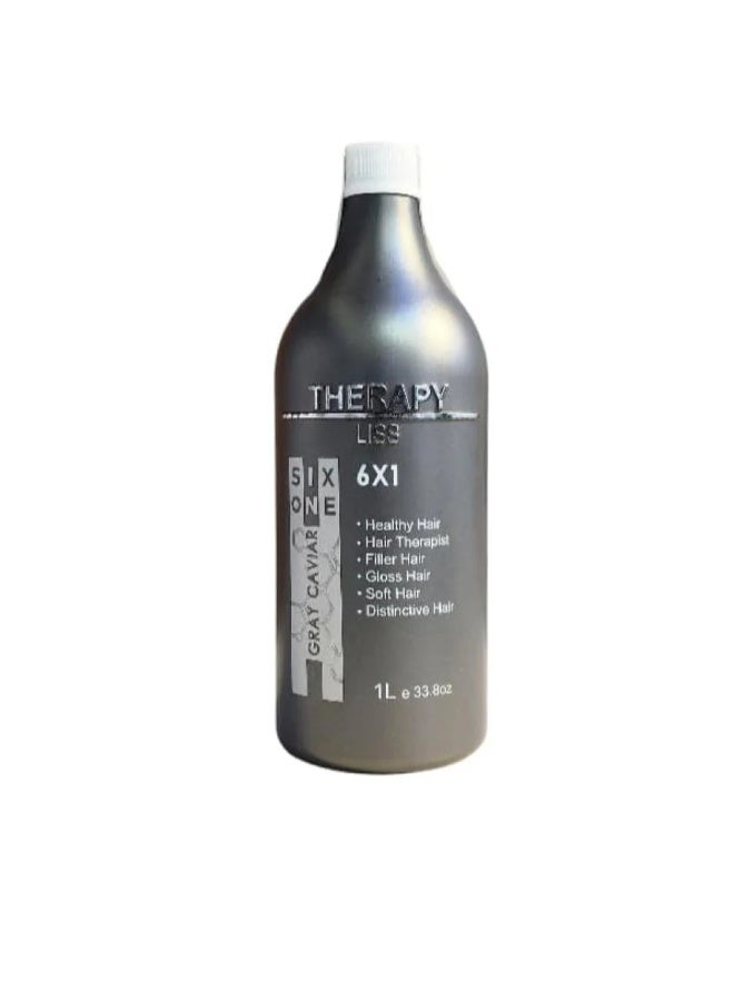 Gre Caviar Hair Straightening Product, Advanced Technology and Nourishing Formula from Therapy Liss - 1000 ml