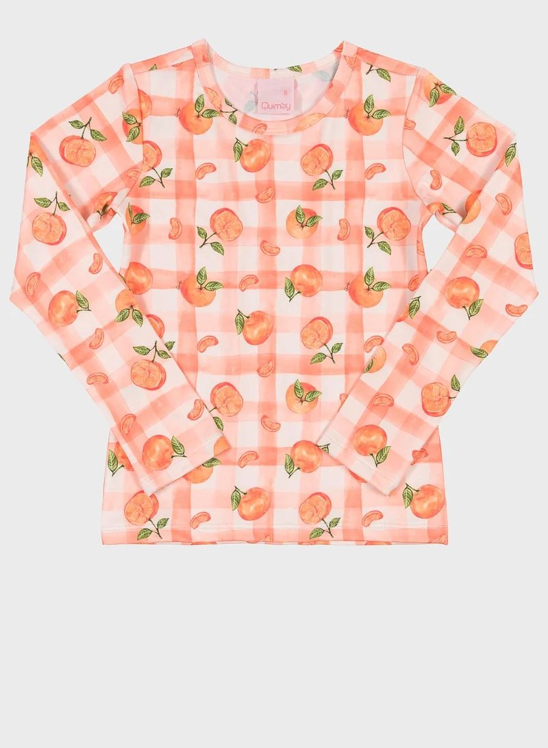 Quimby Infant Checked T-Shirt