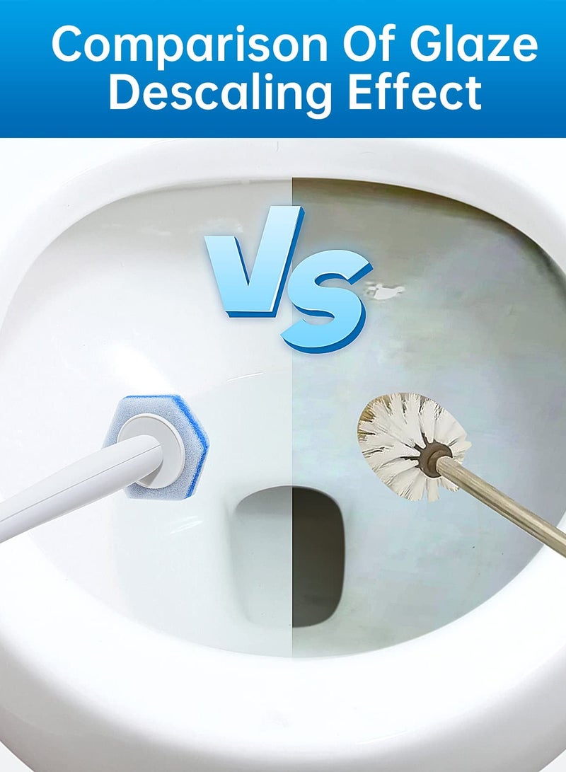 KASTWAVE 20 Count Disposable Toilet Wand Heads Brush Compatible with Clorox Wand Refills - Image 5