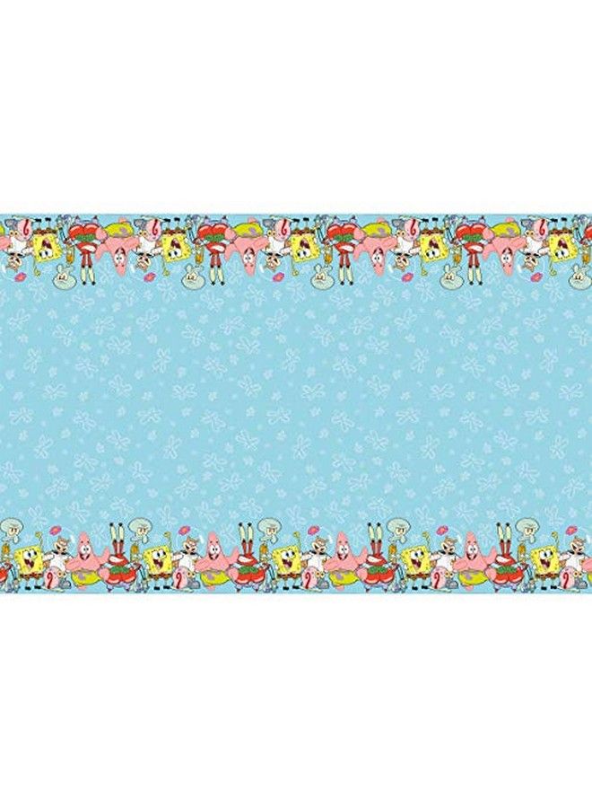 Unique Spongebob Squarepant Birthday Party Supplies Decoration Bundle Pack Includes Lunch Plates Lunch Napkins Table Cover Happy Birthday Banner Stickers (Bundle For 16) - Image 5