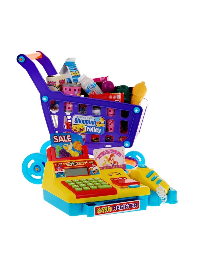 Cash Register Play House Toys Simulation Supermarket Cash Register Toy  - Image 4