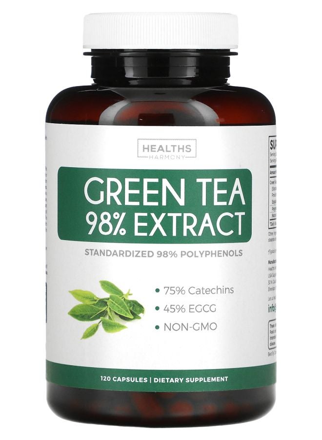 Green Tea 98% Extract 120 Capsules