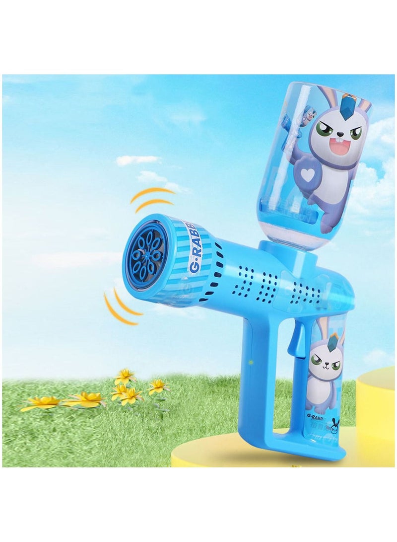 Bubble Machine Gun for Kids Outdoor Toy Blue - Image 1