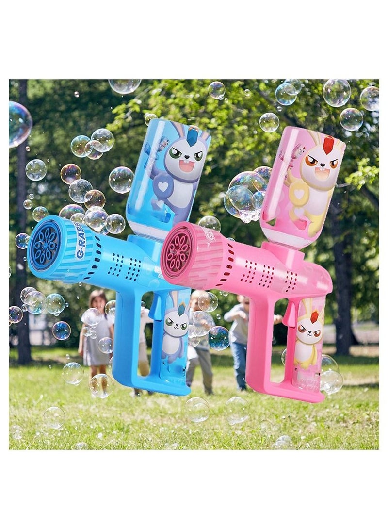 Bubble Machine Gun for Kids Outdoor Toy Blue - Image 2