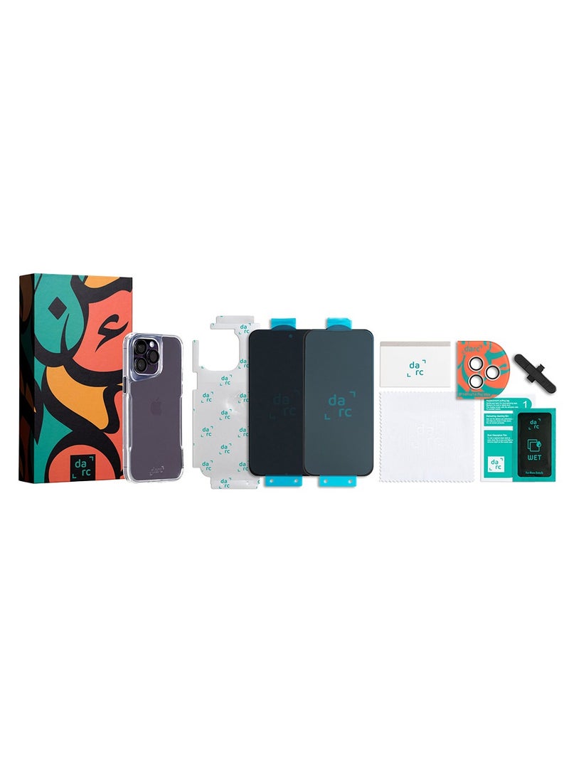 darc Protection Package 5 in 1 From darc brand - iPhone 15 Pro  - Image 1