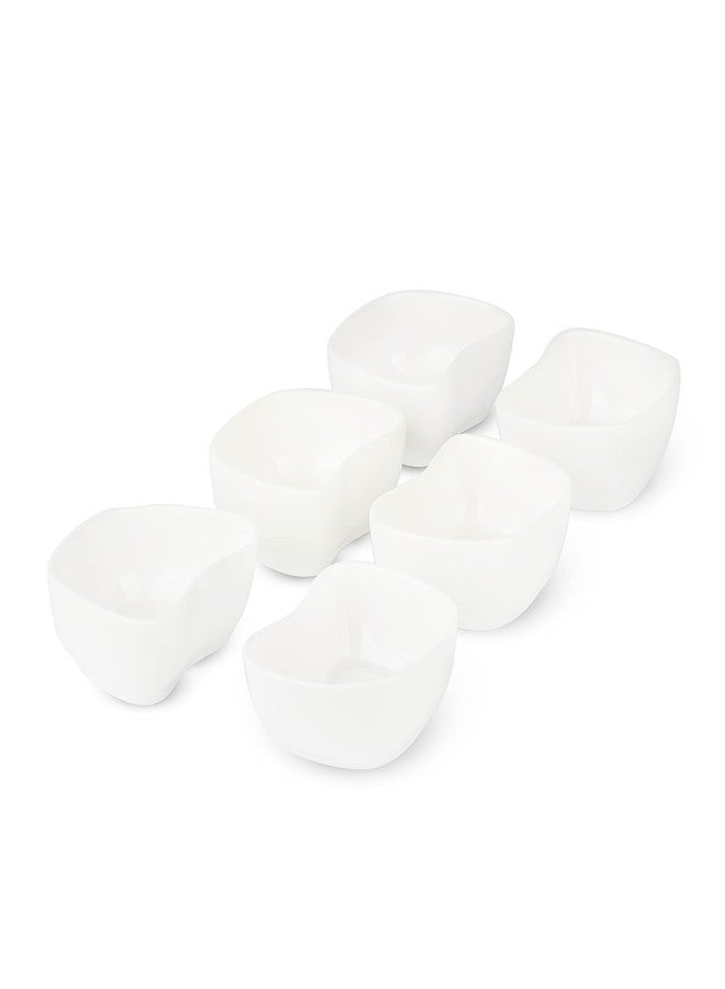 Dandy lines England by DATA Dandy Lines Fine Bone China Raj Chutney Bowl, Sauce Bowls, 27002, Pack of 6 - Image 3
