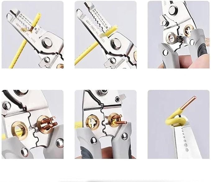 GETZET GETTZET TRENDING Special Wire Stripper for Electrician Decrustation Pliers Multifunctional wire stripper and cutter wire cutter tool wire cutter stripper wire cutter plier WIRE STRIPPER  - Image 2