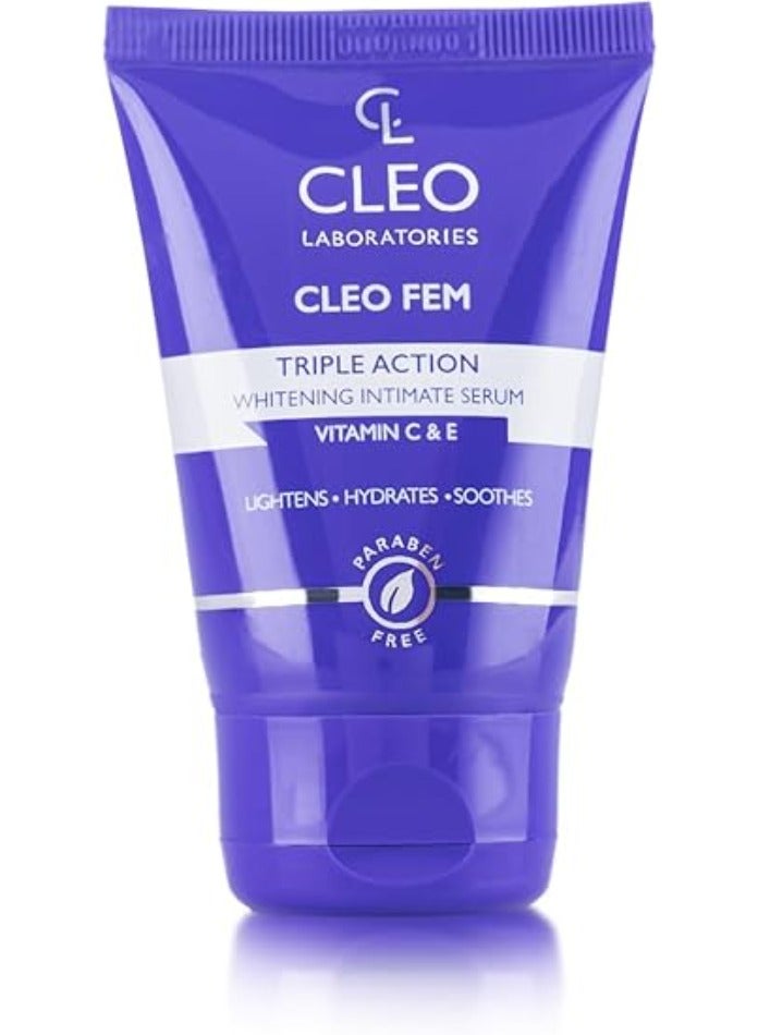 Cleo Fem Triple Action Whitening Intimate Serum - 30 ml