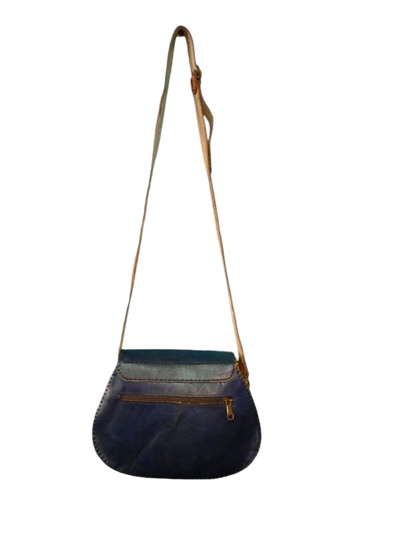 Sheer Fashionable Leather Crossbody Bag  - Image 3