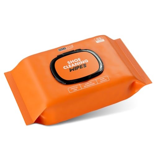 SNEAKARE Multipack Wipe (Pk-50) – Shoe Cleaning Wipes I Premium Sneaker Cleaner I Travel Friendly I Textured Shoe Cleaner Wipes - Image 1