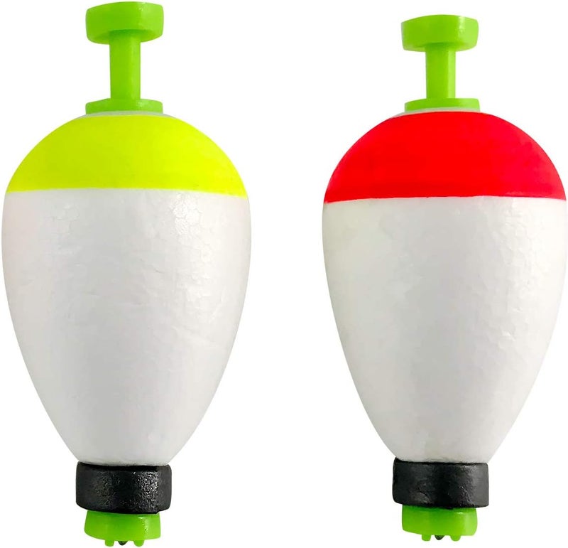 Thill Fish'N Foam Float Classic Fishing Bobber - High Visibility Red and White, 1 3/4 Inch