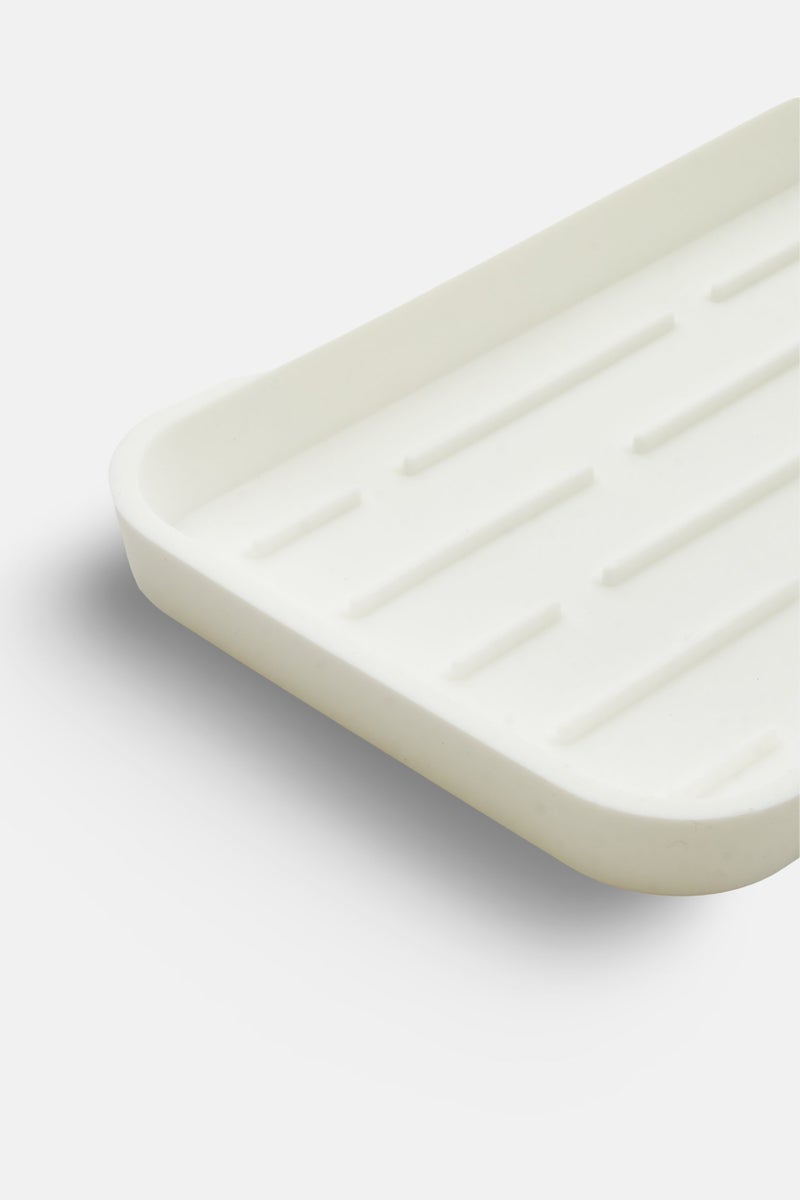 Silicone Sponge Holder, White
