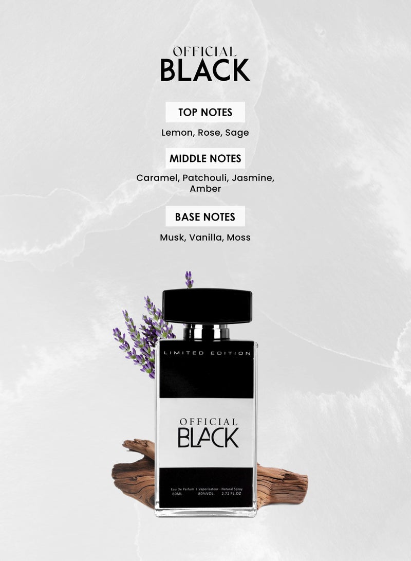 mahabub OFFICIAL BLACK From Mahabub perfume 80 ML - Image 2