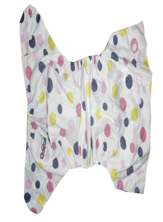 Crawl'in Baby Cloth Diaper Pants Adjustable Reusable Washable Printed Button Diaper For Babies/Infants/Toddlers (Age 0 to 2 Years) (Assorted Colours & Prints) (Bubble Print) - Image 3