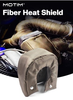 HACARLA 3 Pcs Turbo Blanket Titanium Heat Shield Blanket Turbocharger Heat Shield Cover Fire Shield Turbo Blanket  - Image 1