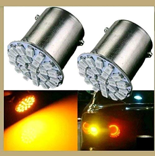 Guance 22 SMD LED Bike Amber Indicator Light Bulb Lamp (Set of 4) Universal for Jeep Compass 2021 - Image 5
