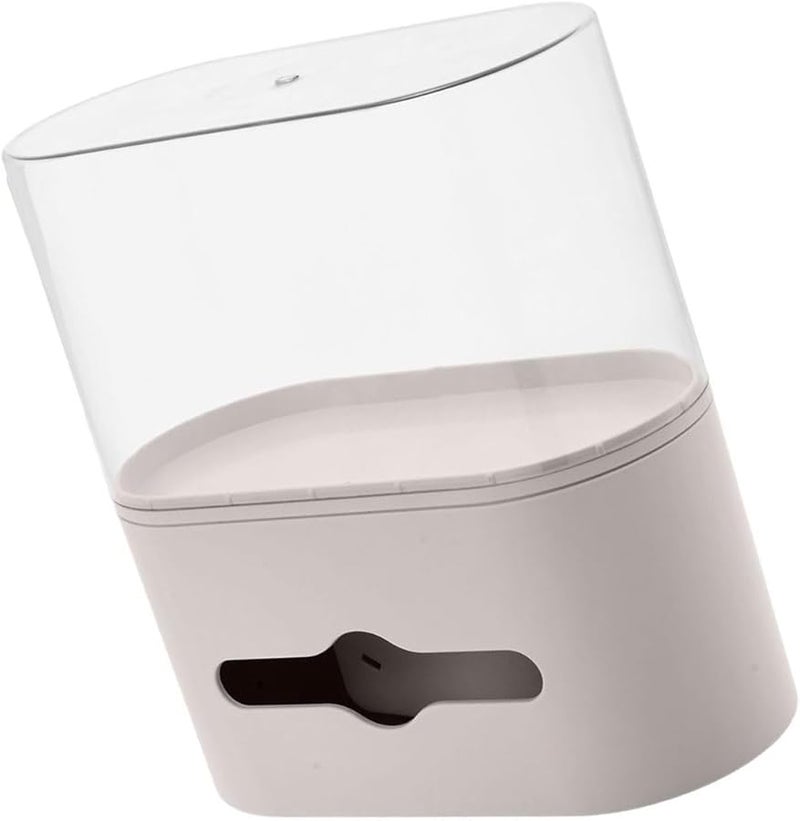 White Modern Tissue Box With Hidden Storage And Remote Control Holder For Living Room Decor - Image 5