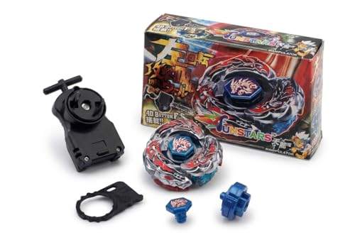 Funstars L-Dbego Destroy F:S Metal Fusion Spinning Top with String Launcher - Durable Aluminium Alloy Build, Exciting Battle Dynamics, Easy Setup (Gray)(BB108) - Image 4