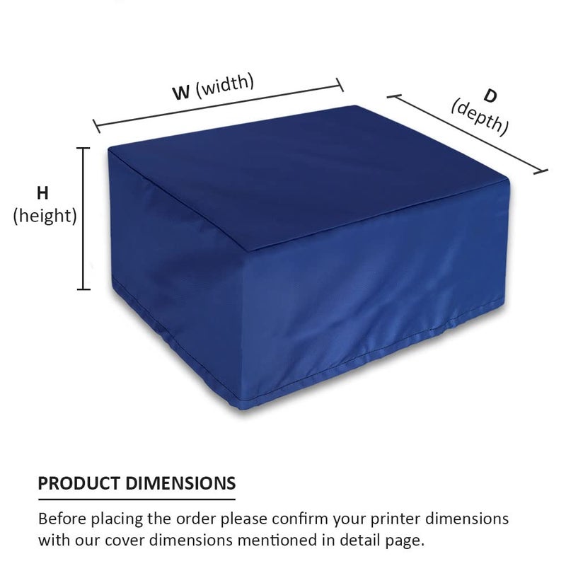 INF Dust Proof Water Proof Washable Printer Cover for HP LaserJet 1020 Plus (Blue) - Image 4