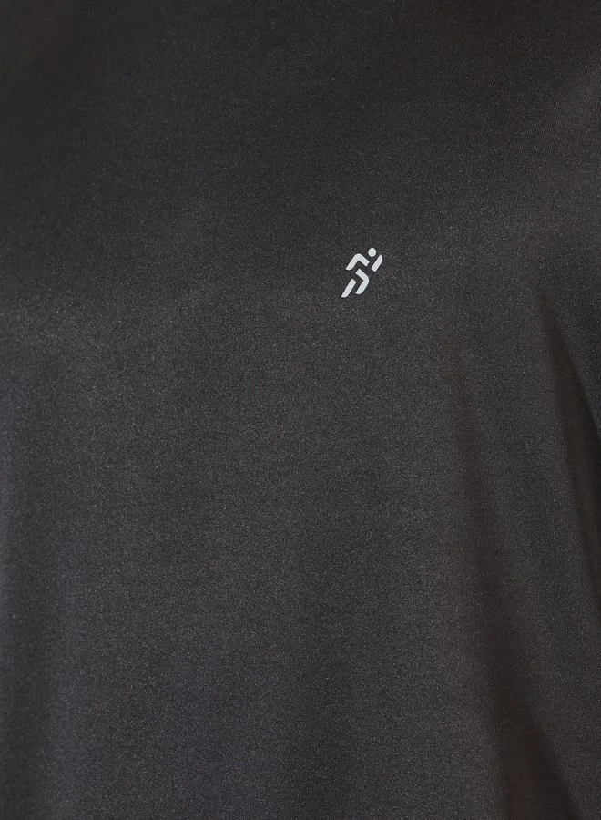 Styli Oversized Breathable Mesh Yoke Training T-Shirt