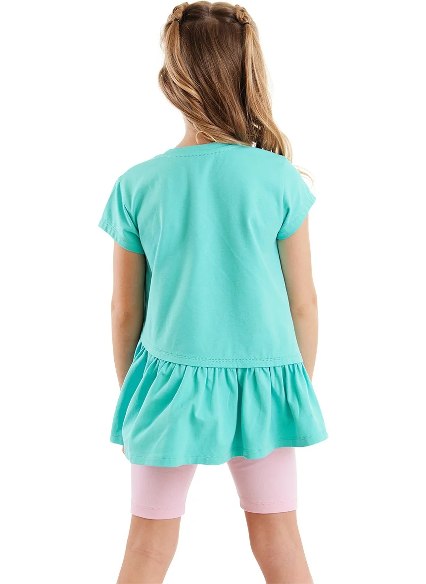 Denokids Sea Rabbit Girls T-Shirt Tights Set