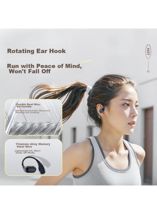 WITGOER Zhiguozhe Bluetooth Earphones, Ear-hook Style, Wireless Bone Conduction Concept, Running, Ultra-high Sound Quality, Anti-noise, Ultra-long Battery Life, Large Capacity - Image 4
