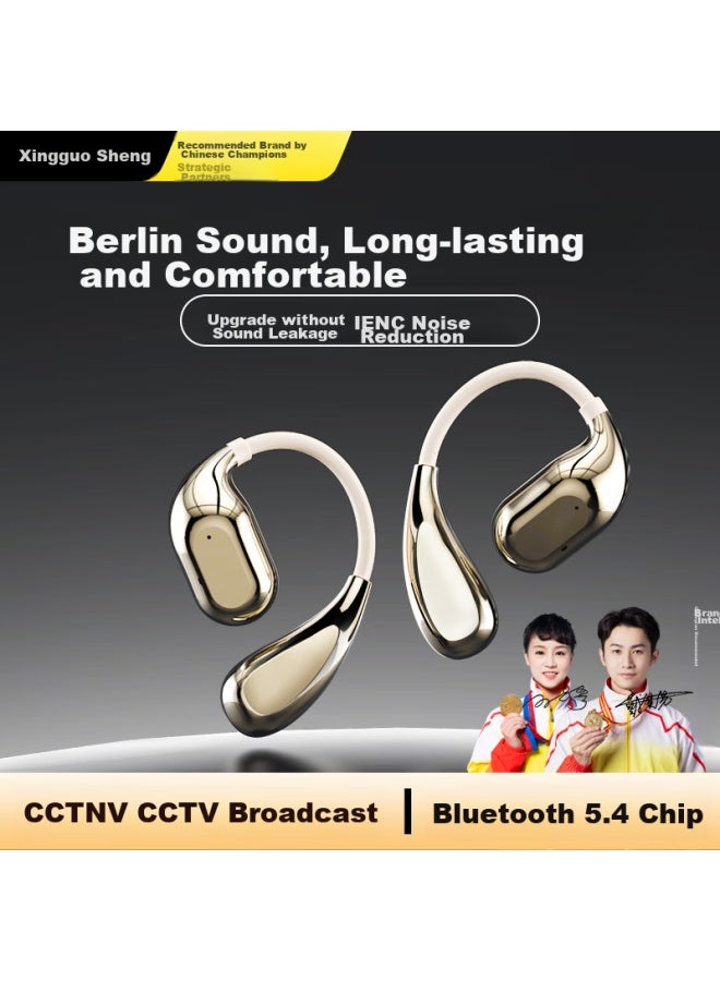 WITGOER Zhiguozhe Bluetooth Earphones, Ear-hook Style, Wireless Bone Conduction Concept, Running, Ultra-high Sound Quality, Anti-noise, Ultra-long Battery Life, Large Capacity - Image 1