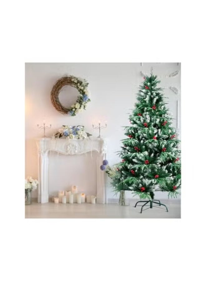 klarako Folding Christmas Tree Stand Fits 0.75 Inch 0.86Inch 1.26 Inch Pole, Metal Artificial Christmas Tree Stand Christmas Tree Accessories, Dark Green - Image 2