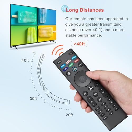 EWO'S Universal Remote Control XRT140 for VIZIO Smart TV Remote Replacement XRT136 XRT260 XRT270 Smartcast D, E, M, P, V, PX Series Smart TVs - Image 5