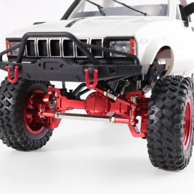 predolo 6x6 Elevated Axle Clearance Metal Elevated Axle Set Antianti-Tip Rock Crawling, Titanium - Image 3