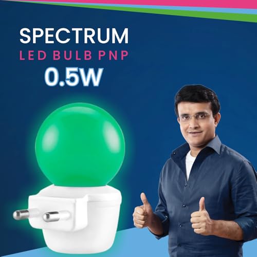 MAGIK Spectrum LED Night Lamp | 0.5W Green Light | Plug & Play | Cool Touch | Energy Efficient | Ideal for Bedroom, Kids Room, Living Room - Image 2