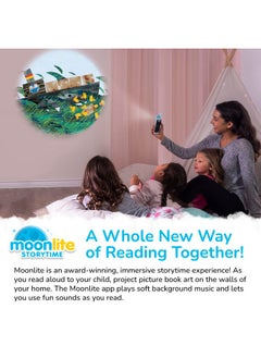 Moonlite Mini Story Book Projector For Kids, 10 Little Rubber Ducks Bedtime Story Book W/ Fun Sound Effects, Digital Storybooks For Kids, Immersive Kids Book Projector Story  - Image 3