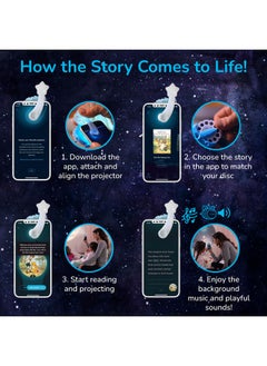 Moonlite Mini Story Book Projector For Kids, 10 Little Rubber Ducks Bedtime Story Book W/ Fun Sound Effects, Digital Storybooks For Kids, Immersive Kids Book Projector Story  - Image 5