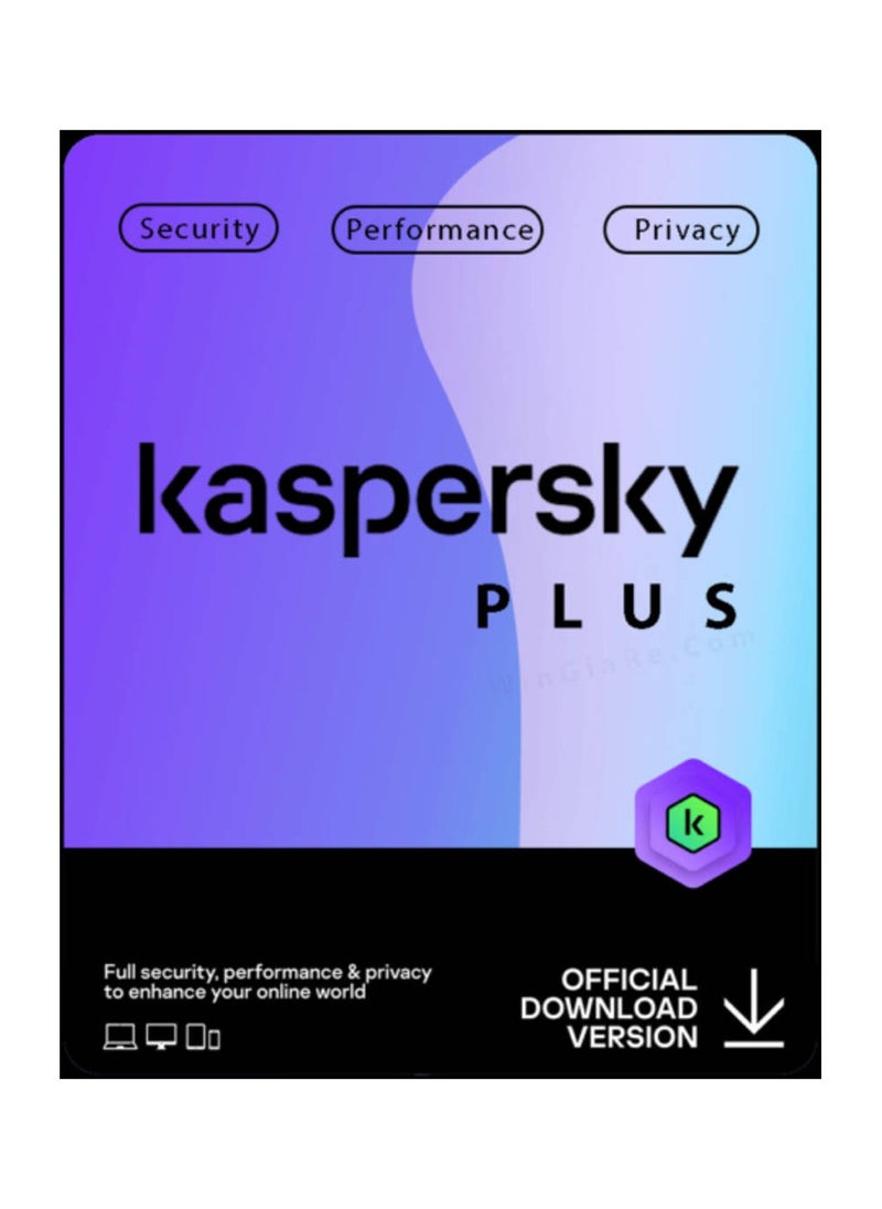 Kaspersky Plus Internet Security, 3 Devices, 1 Year, Behavioral Shield, Box W/o CD | KL1042I5CFS-SLIM 