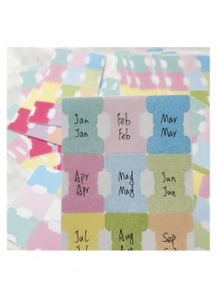SYOSI Thickened Handwritten Page Markers, 420 Pcs Color Index Classification Label With 12 Colors, 35 Sheet Self-Adhesive Sticky Note Tags, Colors Adhesive Page Index Tabs Flags for Diary Notebook Bookmark  - Image 4