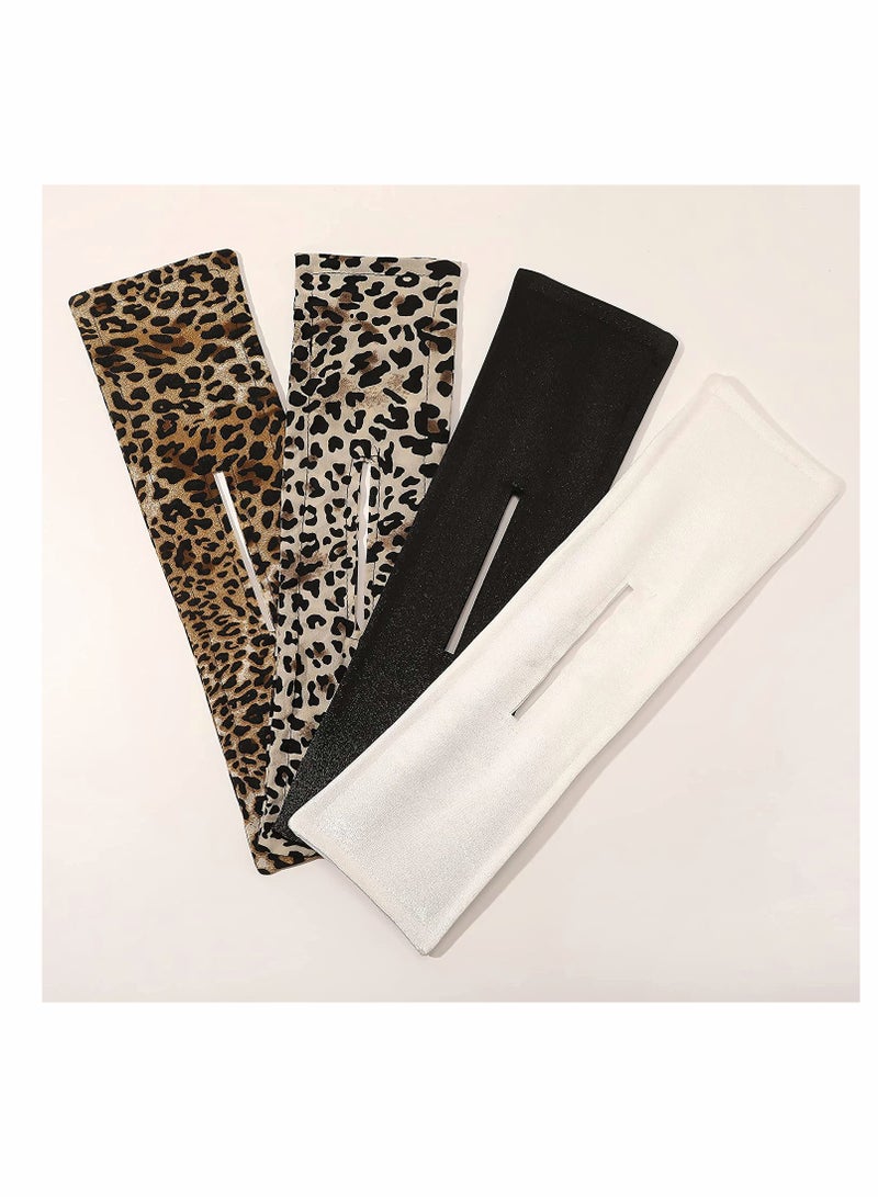 Loquat Hair Bun Clip Fast Bun Tool for Women Large Elastics Cloth Hair Bands - Image 5