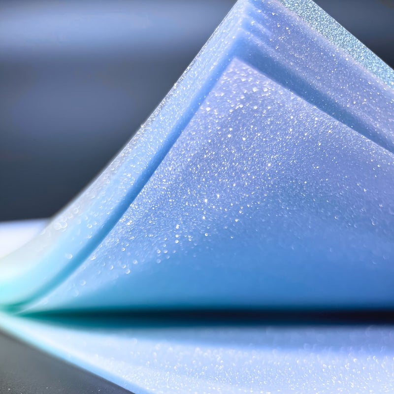 100 Sheets Pink Blue Gradient Translucent Sticky Notes Shiny Self Adhesive Residue Free 3x3 Inches Glowing Dreams - Image 4