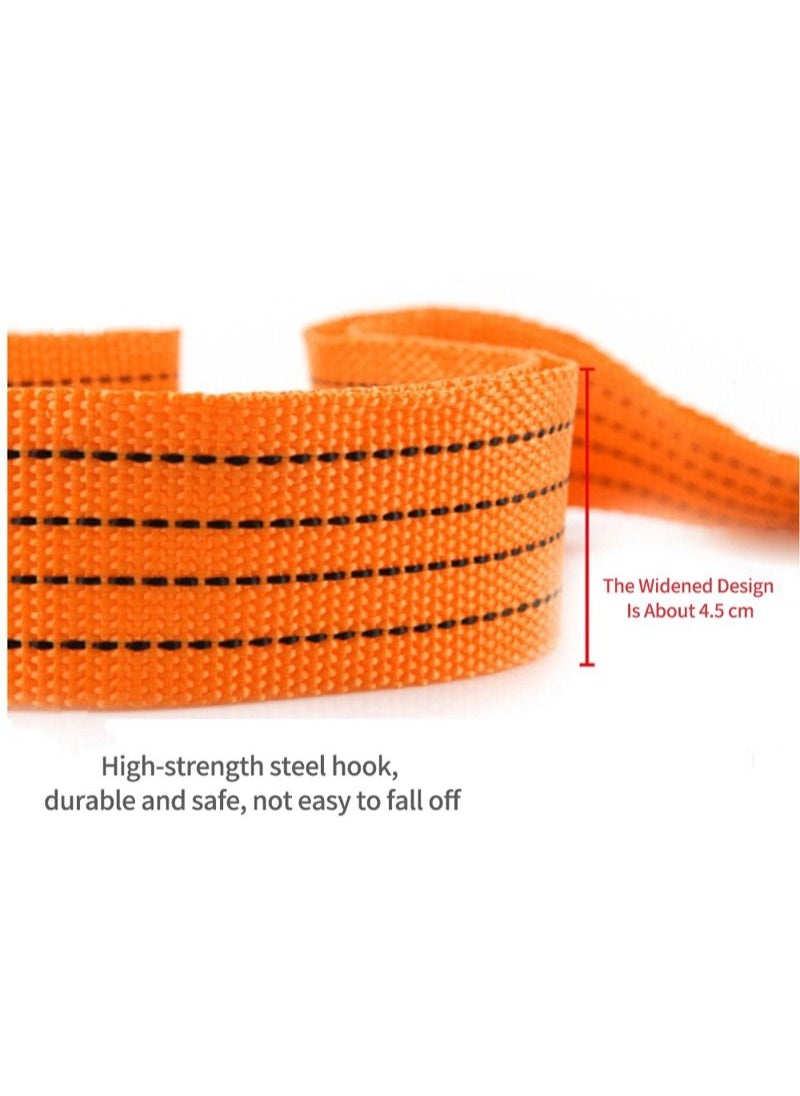 Sharpdo - High Strength Heavy Duty Self-Rescue Car Tow Rope Strap Belt Strong Hook Towing Cable Trailer 3M 3Tons - Image 1