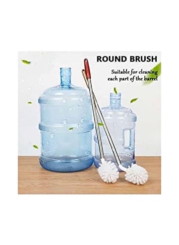 Generic - Amfs Store 20L Can Cleaning Brush for Plastic Water Bottles, Plastic Water Dispensers, and Water Cans |360° Rotating Long Handle Cleaner Brush Pack of 1 W C B 1 1 - Image 1