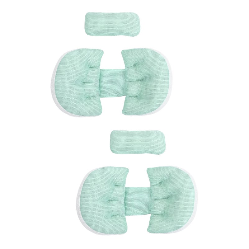 2 Sets of Maternity Pillow Lumbar Cushion with Comfortable Abdominal Pillow - Image 1