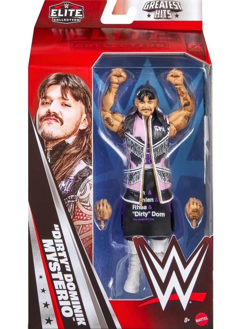 دبليو دبليو إي مجسم المصارع "ديرتي دومينيك ميستيريو" من سلسلة WWE (ضمن مجموعة Mattel Elite Collection - Greatest Hits Series 10) - Image 1
