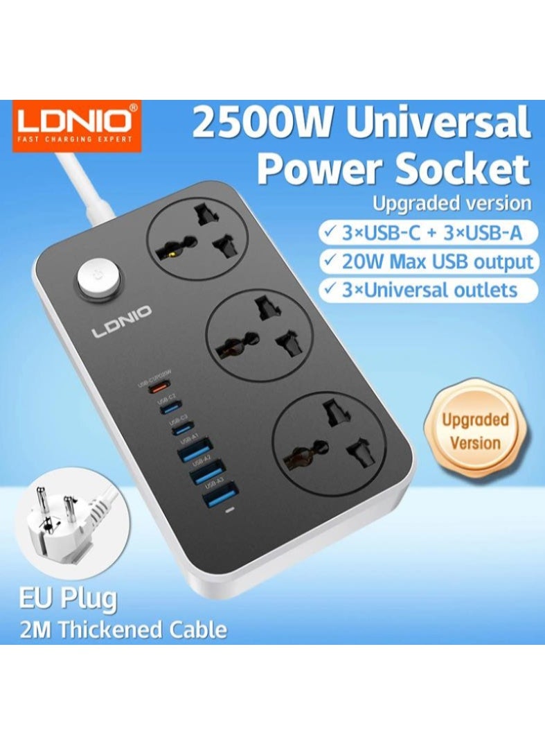 ldnio Ldnio Power Strip 2500W ZE41708076FE6D2D917BBZ