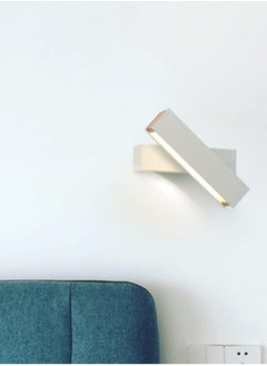 LOOPITYS Warm light (3000K)-Wall Light LED Wall Sconce Modern Simple Bedside Light 270° Rotatable Wall Lantern Wood Wall Mounted Light Home Ceiling Wall Sconce Compatible with Living Room Home Bedside Decor Lamp  - Image 4