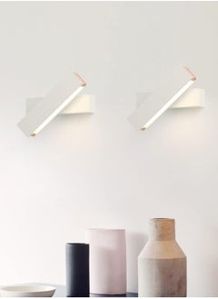 LOOPITYS Warm light (3000K)-Wall Light LED Wall Sconce Modern Simple Bedside Light 270° Rotatable Wall Lantern Wood Wall Mounted Light Home Ceiling Wall Sconce Compatible with Living Room Home Bedside Decor Lamp  - Image 5