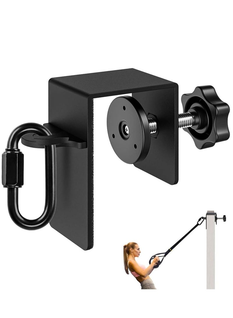 Excefore Heavy Duty Door Anchor for Resistance Bands Suspension Training Sturdy Metal Construction Fit for Door Top Side and Bottom  - Image 1
