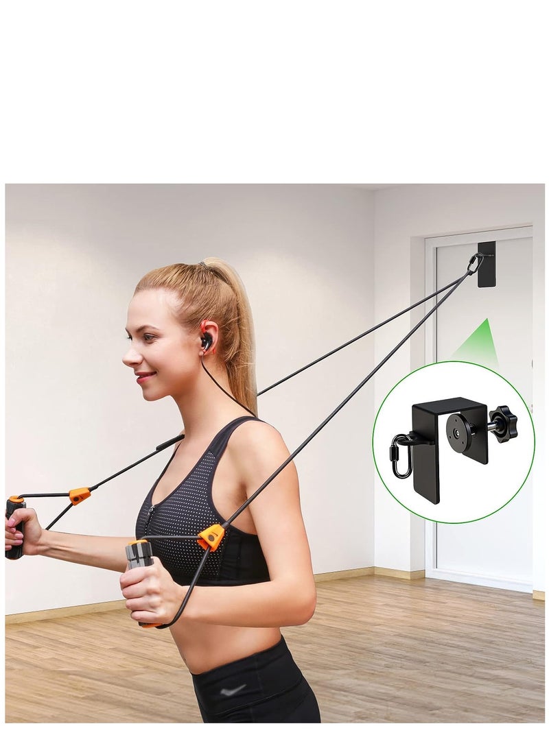 Excefore Heavy Duty Door Anchor for Resistance Bands Suspension Training Sturdy Metal Construction Fit for Door Top Side and Bottom  - Image 2