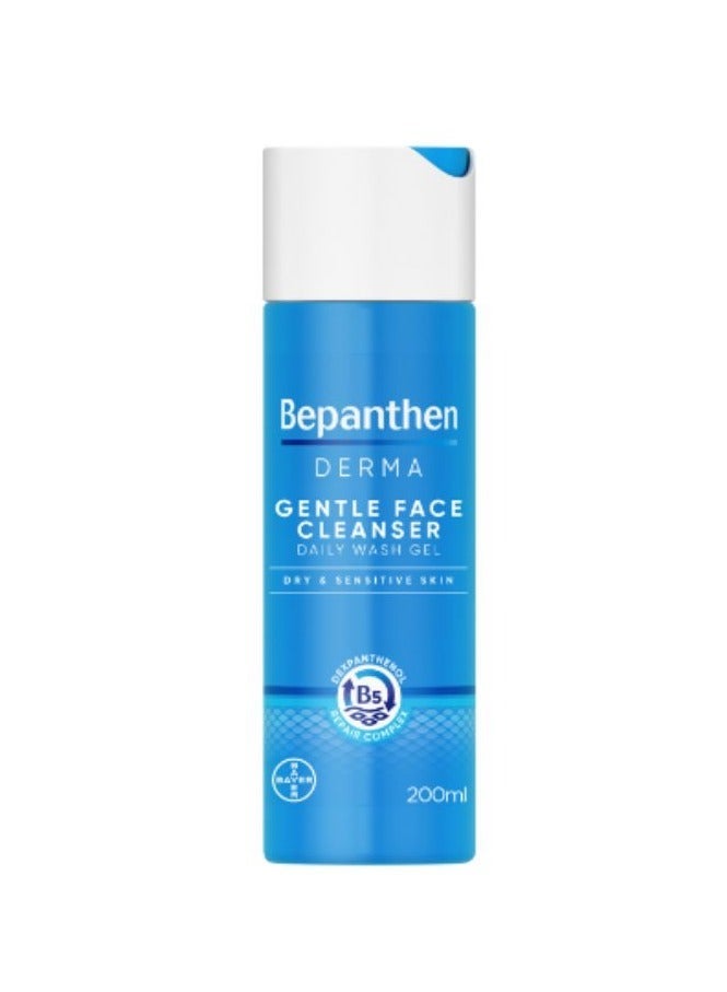 Bepanthen Derma Gentle Face Cleanser 200ml – Mild Hydrating Cleanser for Sensitive Skin - Image 1