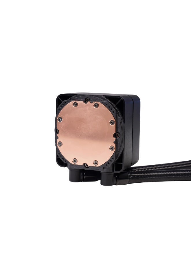 أداتا مبرد سائل لوحدة المعالجة المركزية XPG TRITON II 360SE ARGB، نظام تبريد مائي متكامل 360 مم - استهلاك طاقة 300 واط، متوافق مع معالجات Intel LGA 1851/1700/1200 و AMD AM5/AM4، إضاءة AURA Sync RGB - Image 4